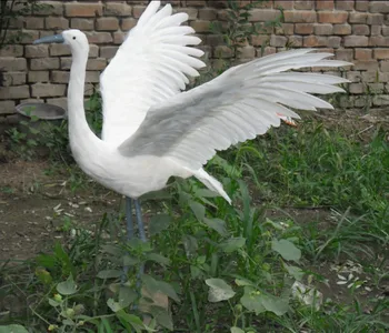 Biele perie biele i popolavé vták model pena&perie šíri krídla biele i popolavé veľké 60x100cm remeslá,domáce záhradné dekorácie, darčekové a2667