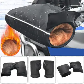Riadidlá Motocykla Zimné Hrubé Teplé Termálne Kryt Rukavice Rainproof Jazdecké Rukavice Pre Motocykle Skútre Snežné Skútre