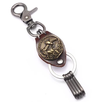 Originál Nové Koňa k Úspechu Keychain Zliatiny Keyrings Kľúča Držiteľa Bojuje Kôň Symbol Úspechu Kúzlo Módne Doplnky