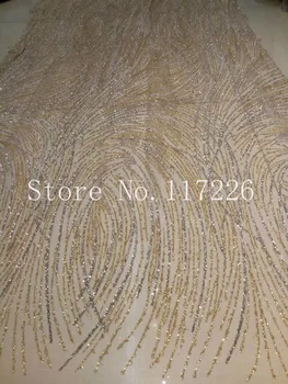 5yards špeciálne lepené tlač lesk tylu afriky, Indického čistý čipky textílie JRB-1285 pre svadobné šaty