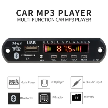 KEBIDU 1PCS Bluetooth, MP3 Prehrávač, 5V 12V USB Car Audio TF FM Rádio Modul MP3, WMA Dekodér Doska s Diaľkovým ovládaním