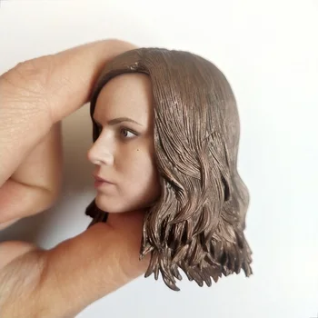 Na Sklade 1/6 Brie Larson Európske Ženy Hlavu Sculpt Star Hlavu Rezbárstvo pre 12 Palcov Opálenie Pokožky Tela Obrázok