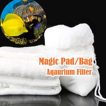 4 Veľkosť Biochemické Bavlna Filter Akvarijné Ryby Nádrž Pond Filter Morských Žumpa Cítil Filtre Magic carpet Akvárium príslušenstvo