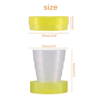 Skladacie Kelímky BPA FREE potravinársky Vody Pohára Cestovných Silikónové Zdvíhateľnej Farebné Prenosné Vonkajšie Kávy Handcup