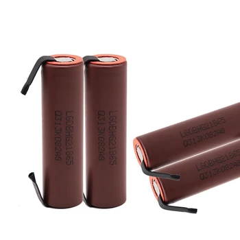 30PCS Originálne veľkú kapacitu HG2 18650 3000mah Nabíjateľná batéria pre HG2 moc vysoký výtok veľký prúd+DIY nicke