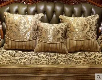 Luxusné Európske štýl gauč vankúš champane zlaté vankúš sofa pás vankúš na opierku