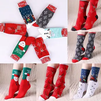 Rýchle Dodanie Muži Ženy Vianoce Bavlnené Ponožky Santa Snehuliak Snowflake Ponožky Škaredé Vianoce Výplň Jeseň Zima Nové Módne