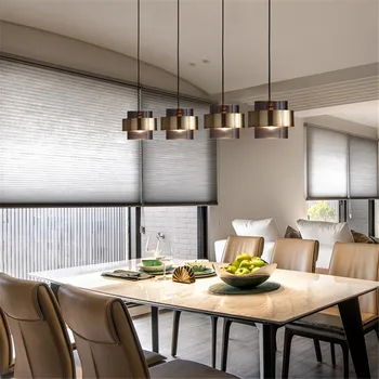 Postmoderných dizajnér Dymu šedá sklo Bronz prívesok svetlá pre kaviarne v spálni elegantný domov dekoratívne závesné svietidlo svietidlo