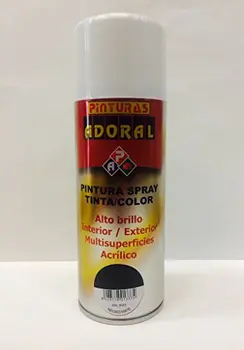 Adoral-syntetický Sprej smalt 400 ml farbách RAL (matná čierna)