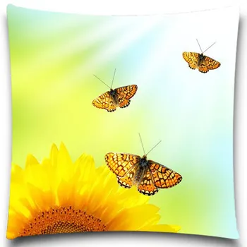 Štvorcový Vankúš Veverička/Motýľ Tvorivé hmyzu Polyester Námestie Domova Gauč autosedačky Dekoratívne 5 veľkosť 9 štýl