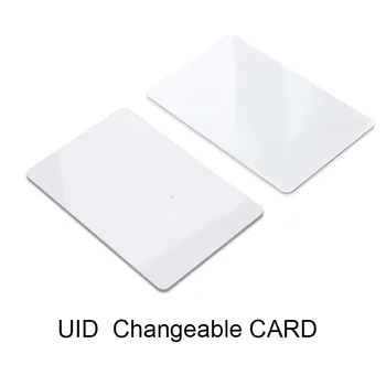 5 ks UID 13.56 MHz Card Access Control Block 0 Sektora Zapisovať IC Karty Premenlivé Smart Keyfobs Klon Karty pre 1K S50 RFID
