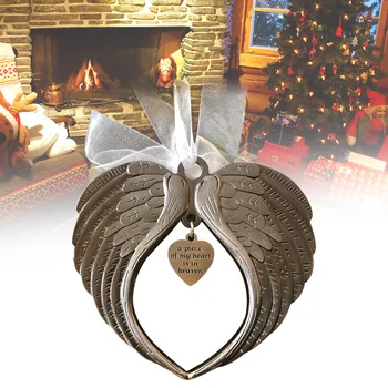 2020 Vianočný Anjel Krídla Ornament Prívesok Kus Môjho Srdca Je V Nebi SEC88