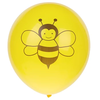 10pcs Šedá Žltá 12inch Roztomilý Zvierat Bee Latex Vzduchu Balón Pre Svadby, Narodeniny, Party Baby Sprcha Balón Dekor Deti Hračka Darček