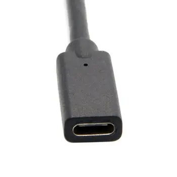 NÁRAST-Typ C, USB 3.1 Samec na USB-C Ženské 90D v Pravom Uhle Rozšírenie Dátového Kábla 20 CM