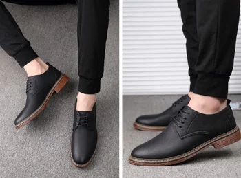 10928-Business formálne oblečenie bežné topánky Britskej trend priedušnej kože, zvýšená kórejský čierne kožené topánky pánske letné