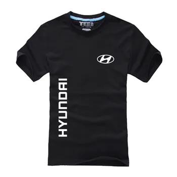 2020NEW Hyundai logo unisex tričko bežné krátky rukáv vytlačiť mens T-shirt Módne cool tričko