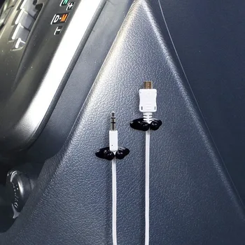 8. Nabíjací kábel do auta, pracka headset klip / USB kábel klip na Honda CRV Dohodou Odeysey Crosstour FIT Jazz Mesto Občianske JADE