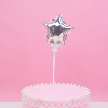 1pc Mini Fóliový Balón Tortu Vňaťou Srdce Star Hliníkové Baloons Cupcake Vňaťou Vlajky Narodeninovej Party Svadobnú Tortu Dekorácie Vňaťou