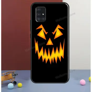 Halloween Tekvica Horor obal Pre Samsung A20e A21S M11 M21 M31 Kryt Pre Galaxy A71 A51 A70 A40 A50 A10 Coque
