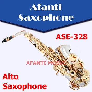 Afanti Hudobný tón Eb / Niklové Zliatiny Cooper / Zlata dokončiť Alto Saxofón (MARS-328)