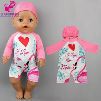 Bábiky Oblečenie 43 cm Baby Doll Župan Jednorožec pre 18-Palcové Dievča Bábiku Spanie Nightgown