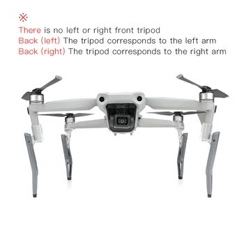 Drone Príslušenstvo Predné, Zadné, protizrážkové Gimbal Stráže podvozok Set Professional S Tlmič DJI Mavic Vzduchu 2