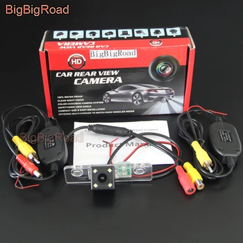 BigBigRoad Auto Zozadu Záložný Fotoaparát CCD, Nočné Videnie Nepremokavé Na Skoda Fabia Roomster Octavia 2008-2013 Octavia A5
