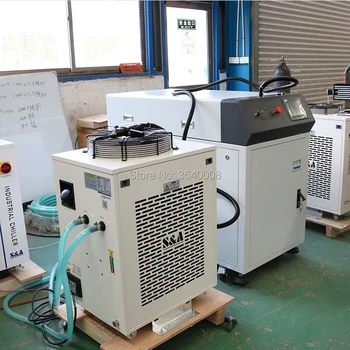 Hliníkové zvárací stroj 200W laserové zváracie zariadenie laser miesto zvárač s vodné chladenie