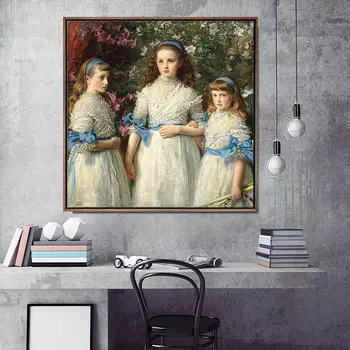 Domáce Dekorácie Vytlačiť Plátno Umeleckých obrazov na Stenu Obývacia izba Plagát Plátno Potlače Námestie Obrazy Anglicku John Everett Millais