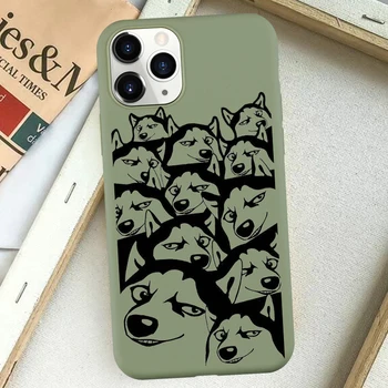 Vtipné Sibírsky Husky, Kreslený film Avatar Telefón púzdra pre iPhone 11 Pro X XS XR Max 7 8 6 6 Plus SE 2020 Mäkké Silikónové Zadný Kryt