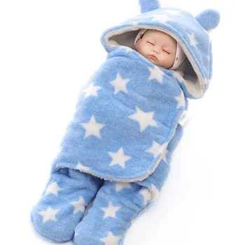 Jeseň/zima hrubé dieťa spací vak dieťa 0-12 mesiacov dievča a chlapec šaty swaddle oblečenie detstvo
