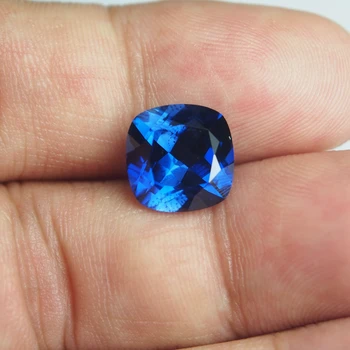 9*9 mm 5 ks /taška Royal Blue sapphire Vankúš Rez 35# korund sapphire stone Na Šperky