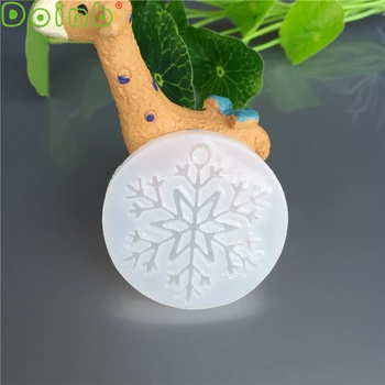 Snowflake Silikónové Formy Fondant Tortu Sugarcraft Biscuit 3D Svadobnú Tortu Zdobenie Nástroje Epoxidové Živice Formy pre Šperky