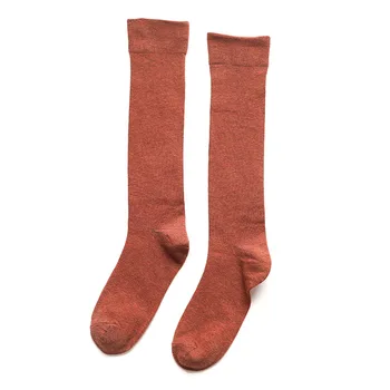 Retro Ponožky Pre Ženy Bavlna Pevné valivé Dlho podkolienky Japonský Štandard Útulné Šťastný Ponožky Žena Bežné