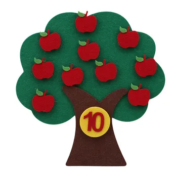 Kreatívne Ručné DIY Väzbe Tkaniny Hračky Pre Deti Raného Vzdelávania Vzdelávanie Montessori Hračky Miesto Zodpovedajúce Matematika Hračka