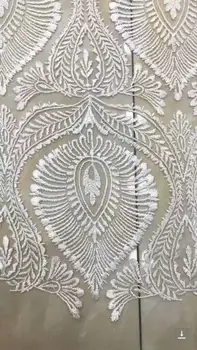 Jedinečný vyšívané francúzsky čistý Čipky Textílie najvyššej Kvality Nigérijský francúzsky Oka Čipky Materiál