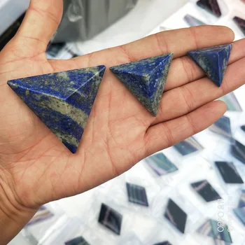 Liečivé Prírodné Lapis Lazuli Crystal Drahokam Pyramída, Meditácie, Reiki Liečenie Quartz Minerálne Triangled Pyramídy Veľkoobchod