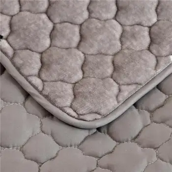 45 Flanelové hrubé cartoon vzor matrac, mäkké a krásne teplé interiérové rohože, aby sa zabránilo mrazené nohy pre šťastný život