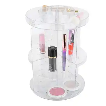 Transparentné Akrylátové Make-Up Organizátor 360 Stupňové Otáčanie Multi-Function Costemics Displej Rack
