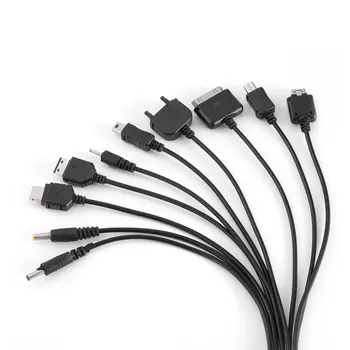 10 v 1 Univerzálny Prenosný Ľahký Multi Funkcie Štandard USB Nabíjanie Nabíjací Kábel Kompatibilný s Väčšinou Značiek Telefóny