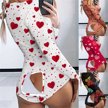 Hirigin Krátke Kombinézach Pijamas Ženy Zadok Klapka Sexy Pre Dospelých Plus Veľkosť Strany Klubu Remienky Pijama Mujer 2021 Nové