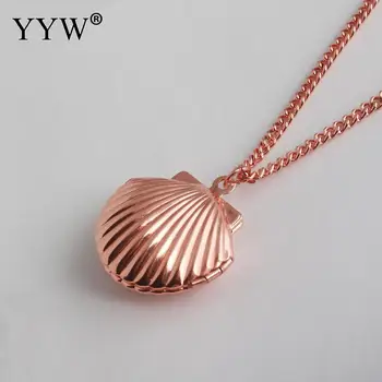 Collares De Moda 2019Women Módne Šperky Sea Shell Rose Gold Medailón Náhrdelník Námorných Seashell Prívesok Šperky Narodeninám