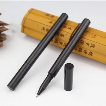 ChinaTraditional Príručka Drevené Pero Prirodzené Farby Skrutku Typ Varnej Tvarované Podpis Pero Pre Firmu, ako je Luxusná Darčeková Sada