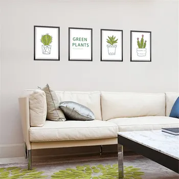 Samolepky na stenu domáce dekorácie DIY simulácia črepníkové photo frame spálne, obývacia izba vymeniteľné nepremokavé L0426