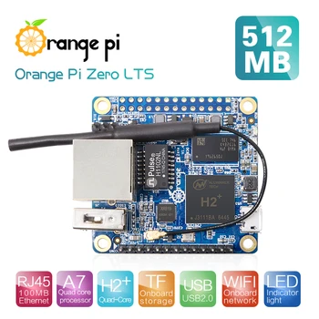 Orange Pi Nula LTS 512MB+Ochranné Biela Prípade ,H2+ Quad Core Open-Source Mini Jednej Palube Nastaviť OPI5