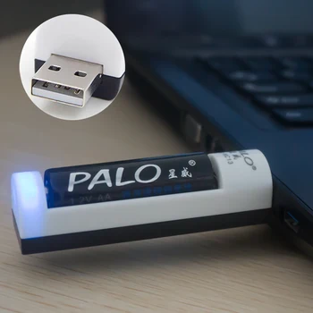 Smart Mini USB Nabíjačka Pre NI-MH, NI-CD Nabíjateľné Batérie Super Rýchle Nabíjanie S 2ks 1.2 V AA batéria 1300mah