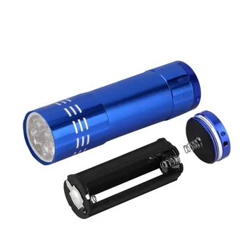 Vonkajšie 9 UV LED Baterka Pochodeň Svetla Blesku Úspora Energie prenosný blesk pre vonkajšie turistika kempovanie, cestovanie šport