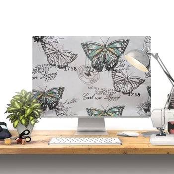 NOVÉ!! RUČNE tkaná špeciálne počítač Protiprachový kryt + pre imac 27 palec Motýlie záhrady + doprava zadarmo