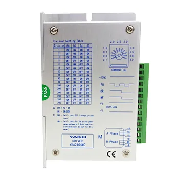 NEMA23 krokovanie motorových vodič YAKO 32-bitový digitálny signál digitálny nástupe vodiča YKA2404MC two-phase nástupe vodiča DC15-40V