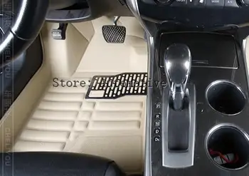 Dobrý koberce! Špeciálne auto pohovky na Nissan X-trail trvanlivé nepremokavé kožené podlahové rohože pre X TRAIL,doprava Zdarma